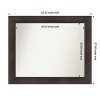 Amanti Art Sloped Non-Beveled Framed Bathroom Vanity Wall Mirror - 3 of 4
