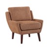 NicBex Modern Accent Chair, Comfy Sofa Chair with Reinforced Solid Wood Legs for Living Room, Bedroom - 2 of 4