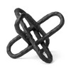 HomeRoots 10" Black Metal Chain Link Tabletop Sculpture - 4 of 4
