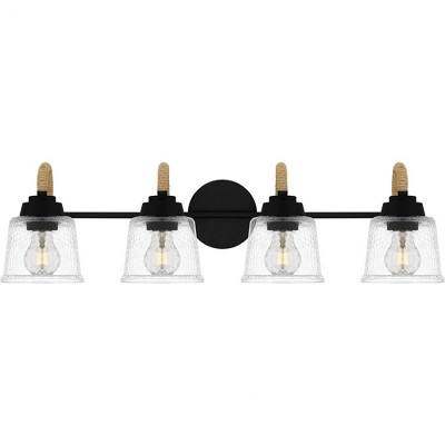 Quoizel Lighting Seabreeze 4 - Light Vanity in  Matte Black