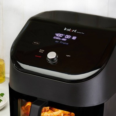 Instant Vortex Plus 6QT Black Air Fryer with ClearCook Window