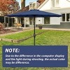 9' Patio Umbrella Replacement Canopy Outdoor Table Market Yard Umbrella Replacement Top Cover,Dark Blue - image 2 of 4