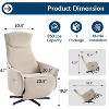 AMERLIFE Zero Gravity Power Recliner Chairs for Adults, Electric Recliner with USB & Type-C Ports, 270 Swivel for Living Room, Chenille - 2 of 4
