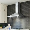 Cosmo COS-63190 36 in. Vista Collection 380 CFM Ducted Wall Mount Range Hood, Button Controls, LED Lights, Stainless Steel - 2 of 4