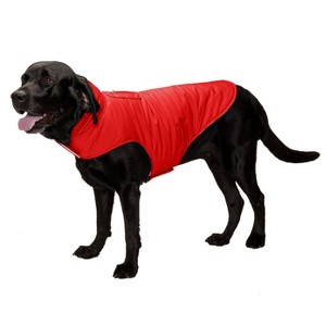 FurHaven Water Repellent Reversible Reflective Puffer Dog Coat - 1 of 1
