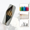 Unique Bargains Travel PU Leather Small Rectangular Makeup Brush Bag - 4 of 4