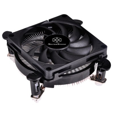 SilverStone Technology  CPU cooler/Low Profile Design/Long life sleeve 8010 PWM fan / Only support LGA115X / Push pin / support VT series case