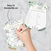 Big Dot of Happiness Boho Botanical Baby - 2-in-1 Greenery Baby Shower Cards - Activity Duo Games - Set of 20 - 3 of 4