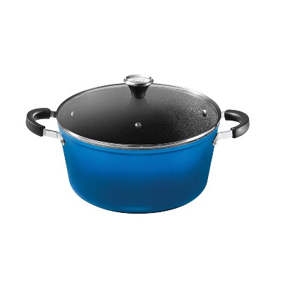 Starfrit The Rock One Pot™ 7.2-Qt. Stock Pot with Vented Lid in Blue