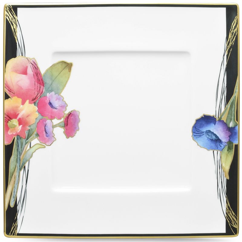 Noritake Alluring Fields Large Square Plate, 1 of 3