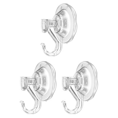 Unique Bargains Waterproof Reusable Load 6.6 lbs Suction Cup Hooks and Hangers
