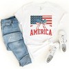 Simply Sage Market American Flag Coquette Short Sleeve Tee - 3 of 4