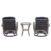 Sapphtopaz Outdoor Patio Furniture Set Rattan Chairs Leisure Patio Chairs with Cushions and Coffee Table for Backyard, Camping, Terrace - 2 of 4
