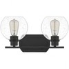 Quoizel Lighting Pruitt 2 - Light Vanity in  Matte Black - 2 of 4