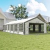 20 x 40 ft Heavy Duty Party Tent Outdoor Gazebo Wedding Tent Event Shelter Carport BBQ with Removable Sidewalls & Windows, Outside Waterproof Canopy - 3 of 4