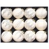 12PCS 8cm PVC Decorative Balls – Flocked, Painted & Shaped Styles, Party Accessories - 3 of 4