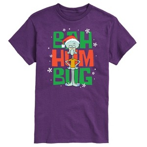Men's - SpongeBob SquarePants - Squidward Bah Humbug Short Sleeve Graphic T-Shirt - 1 of 4