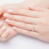 Pompeii3 Curved V Shape Solid Contour Guard Wedding Band in 14k White Yellow or Rose Gold - 4 of 4