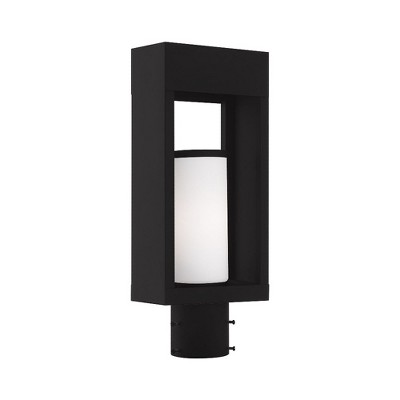 Livex Lighting Bleecker 1 - Light Post Light in  Black