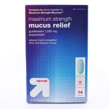 Maximum Strength Mucus Relief Tablets - up & up™