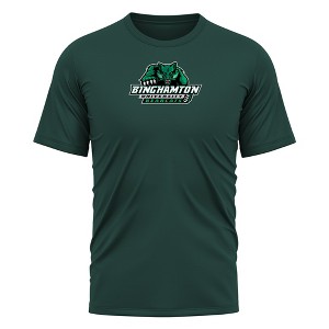 Campus Lab Binghamton University Adult Men's Sport Active T-Shirt Primary Logo - 1 of 4