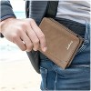 Wikineon Men's Khaki Wallet ¨C Premium Leather Construction for Durability, Compact Design with Multiple Card Slots & Cash Compartment - 4 of 4