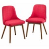Buylateral Set of 2 Saville Mid Century Modern Dining Chairs - 2 of 4