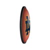 College Football Pigskin Design Oval Slimline Lighted Wall Sign - 3 of 4