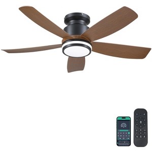 Kviflon 41 Inches Ceiling Fan with Light,App and Remote Control,5 Blades, Reversible DC Motor - 1 of 4