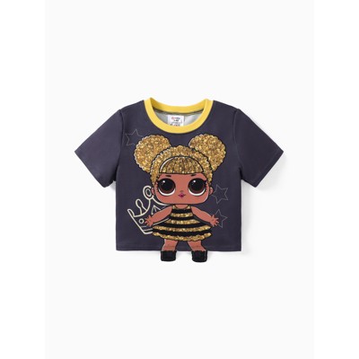 PATPAT L.O.L. Surprise!  Toddler/Kid Girl Character Graphic Print Short-sleeve Tee T-shirt  3-8 Years
