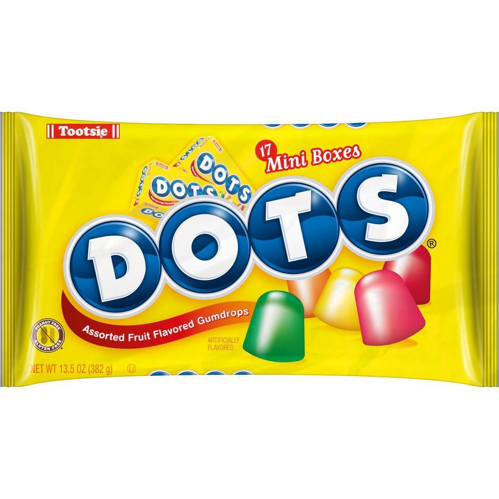 UPC 071720049587 product image for Dots Halloween Assorted Fruit Gumdrops Mini Boxes - 13.5oz/17ct | upcitemdb.com