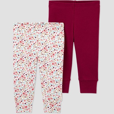 floral baby pants