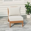 WestinTrends  Avalon Outdoor HDPE Deep Seating Modular Armless Patio Chair with Patio Cushions - 2 of 4