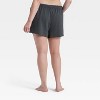 Women's French Terry Fleece Lounge Shorts - Wild Fable™ - 2 of 3