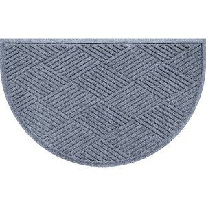 WaterHog 2'x3'3" Diamonds Indoor/Outdoor Half Round Door Mat - 1 of 4