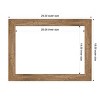 Amanti Art Owl Brown Narrow Framed Magnetic Dry Erase Board - 4 of 4