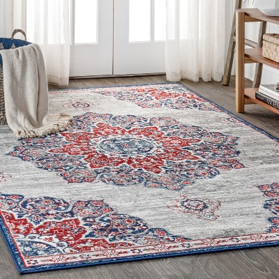 Modern Persian Vintage Moroccan Medallion Runner Rug - JONATHAN Y