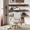 Patrizia Tufted Ergonomic office task chair High Back Executive Swivel Chair for Living Room and Office Room| ARTFUL LIVING DESIGN - 3 of 4
