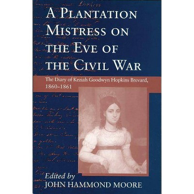 Plantation Mistress on the Eve on the Civil War - (Women's Diaries and Letters of the South) by  John Hammond Moore (Paperback)