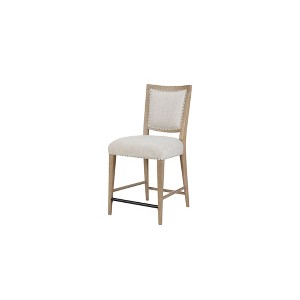 Upholstered & Wood Counter Stool (Set of 2) with Web Seating for Comfortable Use in Kitchen or Dining Area - 1 of 4