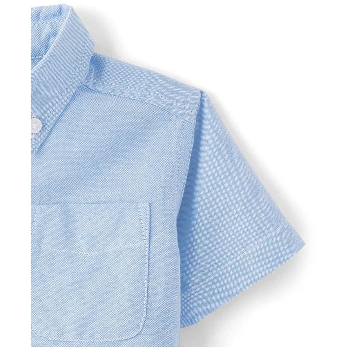 The Children's Place Toddler Boys Uniform Short Sleeve Oxford Button Down Shirt - thumbnail 4