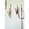 29" Deer Candelabra Forged Iron Rustic Brass Tabletop Centerpiece for Home Decor by Kalalou - 3 of 4
