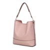 MKF Collection Wren Vegan Leather Women’s Hobo with Pouch and Wristlet Wallet by Mia K- 3 pieces - 2 of 4