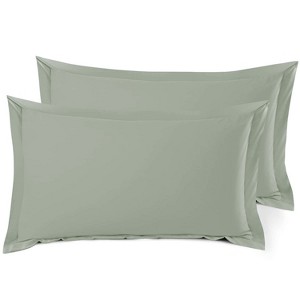 Nestl Soft Pillow Shams Set of 2, Double Brushed Microfiber Pillow Covers, Premium Pillow Shams With 1.5” Flange - 1 of 4