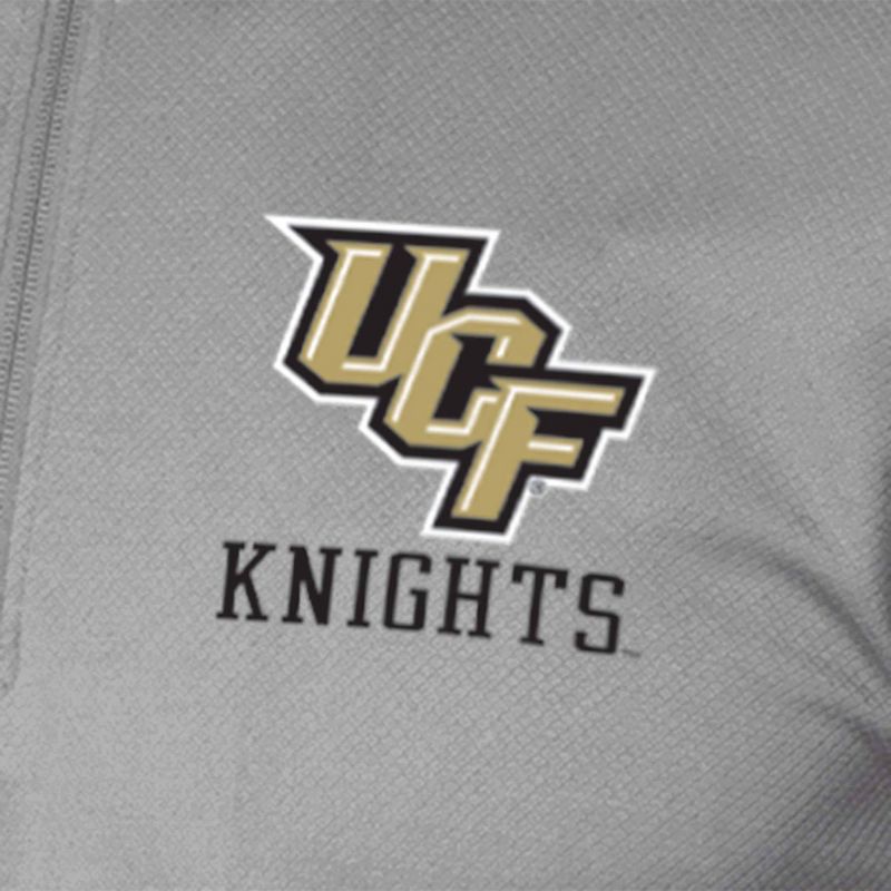 NCAA UCF Knights Men&#39;s Gray 1/4 Zip Sweatshirt, 3 of 4