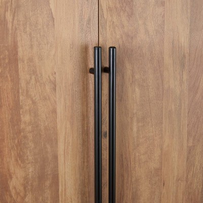 Golden Brown Contemporary Modular Wardrobe Closet Set