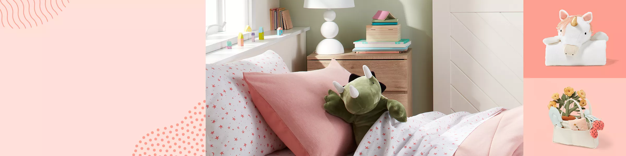 Kids’ Home Gifting
Discover cute & cuddly Pillowfort™ present ideas.