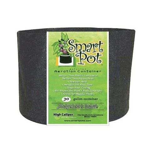 24/7 Garden 3-Gallon Grow Bags / Fabric Pots / Flower Planters (Black)  (5-Pack)