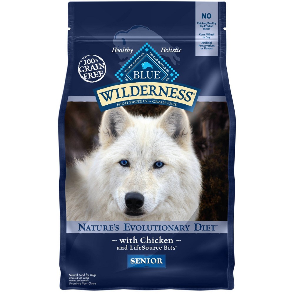 UPC 840243105724 product image for Blue Buffalo Wilderness Senior Chicken Dry Dog Food - 4.5lb | upcitemdb.com