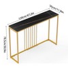 Artloge Modern Entryway Console Long Table for Foyer Sintered Stone Sofa Entry Table - 2 of 4
